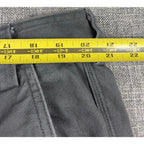 Duluth Trading Co Work Pants Mens 40x34 Relaxed Fit Gray Cargo Utility Canvas