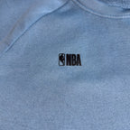 NBA Sweatshirt Men Small Blue Black Colorblock Utility Pocket Crewneck Fleece