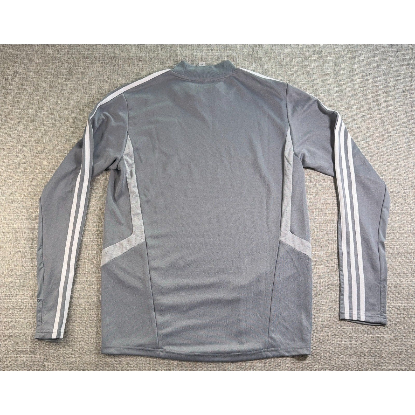 LAFC Adidas Long Sleeve Training Top Mens M Gray YouTube TV MLS ClimaCool
