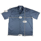 Dickies Temp Control Work Shirt Men 2XL Navy Short Sleeve Button Up 2X