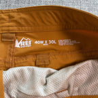 REI Co-op Trailmade Pants Mens 40x30 Brown Hiking Stretch Nylon UPF50