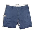 Polo Ralph Lauren Chino Shorts Mens 44B Navy Blue Stretch Classic Fit 9"
