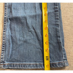 Harley Davidson Womens Jeans 34x31 Bootcut Blue Denim Genuine MotorClothes Biker