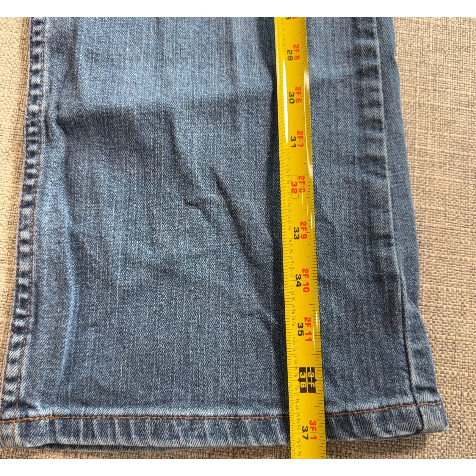 Harley Davidson Womens Jeans 34x31 Bootcut Blue Denim Genuine MotorClothes Biker