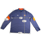 Auburn Tigers Under Armour 1/4 Zip Pullover Jacket Mens Large Navy Sideline