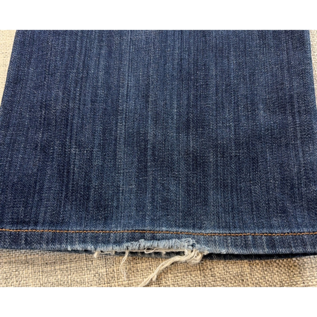 AG Adriano Goldschmied Protege Jeans Men 38x34 Straight Leg USA Distressed