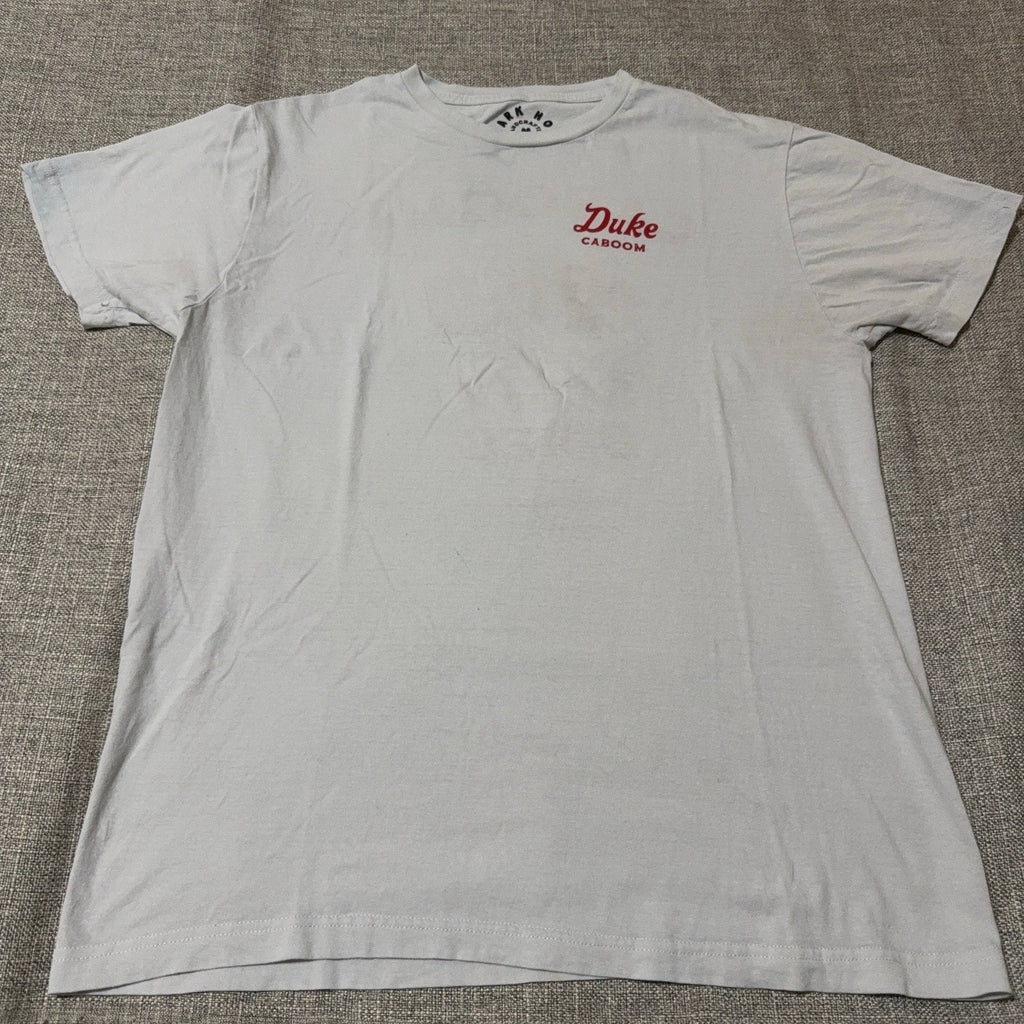 Park Hop Tees Duke Caboom Stunt Bikes Graphic T-Shirt Men’s M White Red