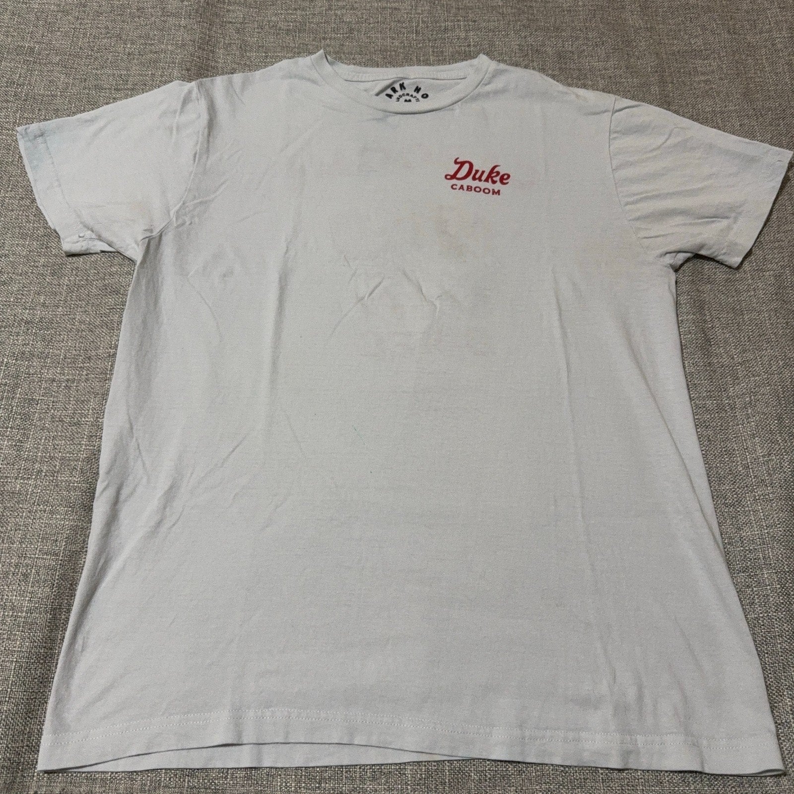 Park Hop Tees Duke Caboom Stunt Bikes Graphic T-Shirt Men’s M White Red