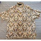 Mens Large Button Up Shirt Bundle 2 pc J Crew Abercrombie Summer Beach Casual