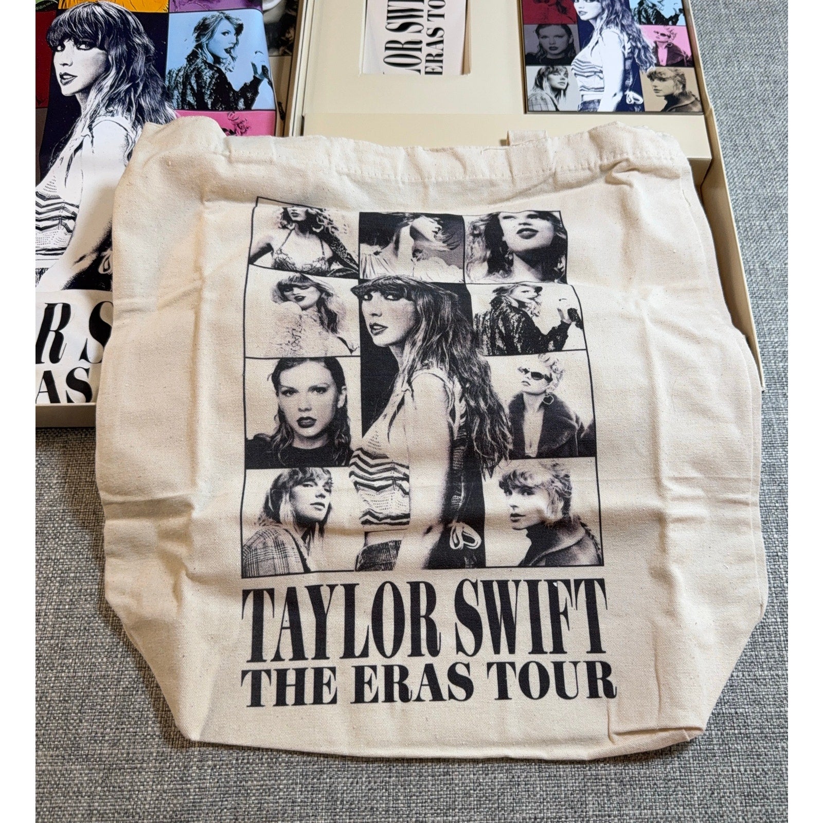 Taylor Swift Eras Tour 2023 VIP Merch Box Houston Poster Tote Pin Complete Lot
