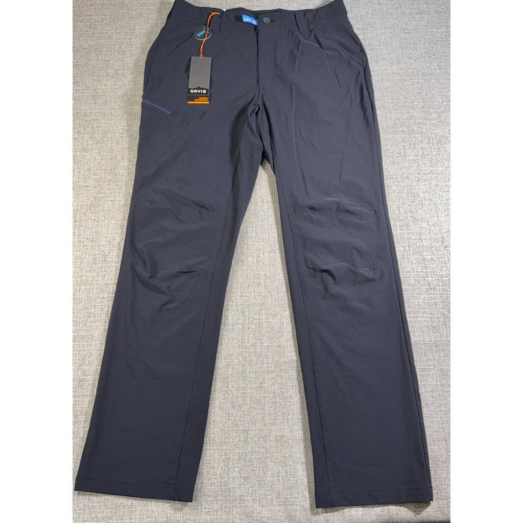 Orvis Men’s Sz 32UPF 50 Outdoor Performance Pants NWT Navy Tech Hiking Fishing