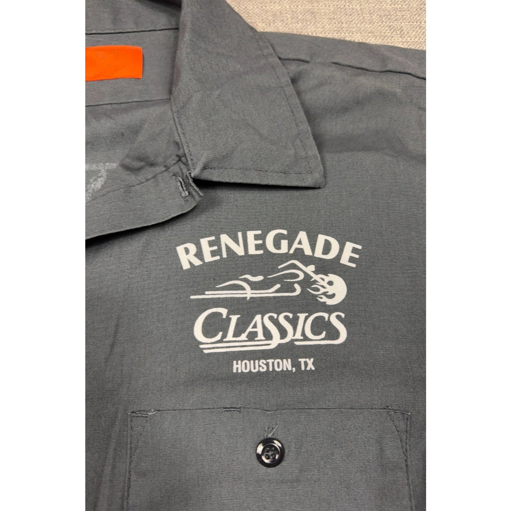 Dickies Renegade Classics Houston Pin-Up Work Shirt — Men’s XL