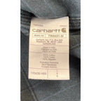 Carhartt Loose Fit Plaid Button Down Shirt Men L Blue Black Workwear TW4451-M