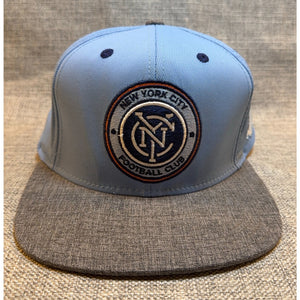 Adidas NYCFC Snapback Hat 2014 Pre Inaugural MLS New York City FC Blue
