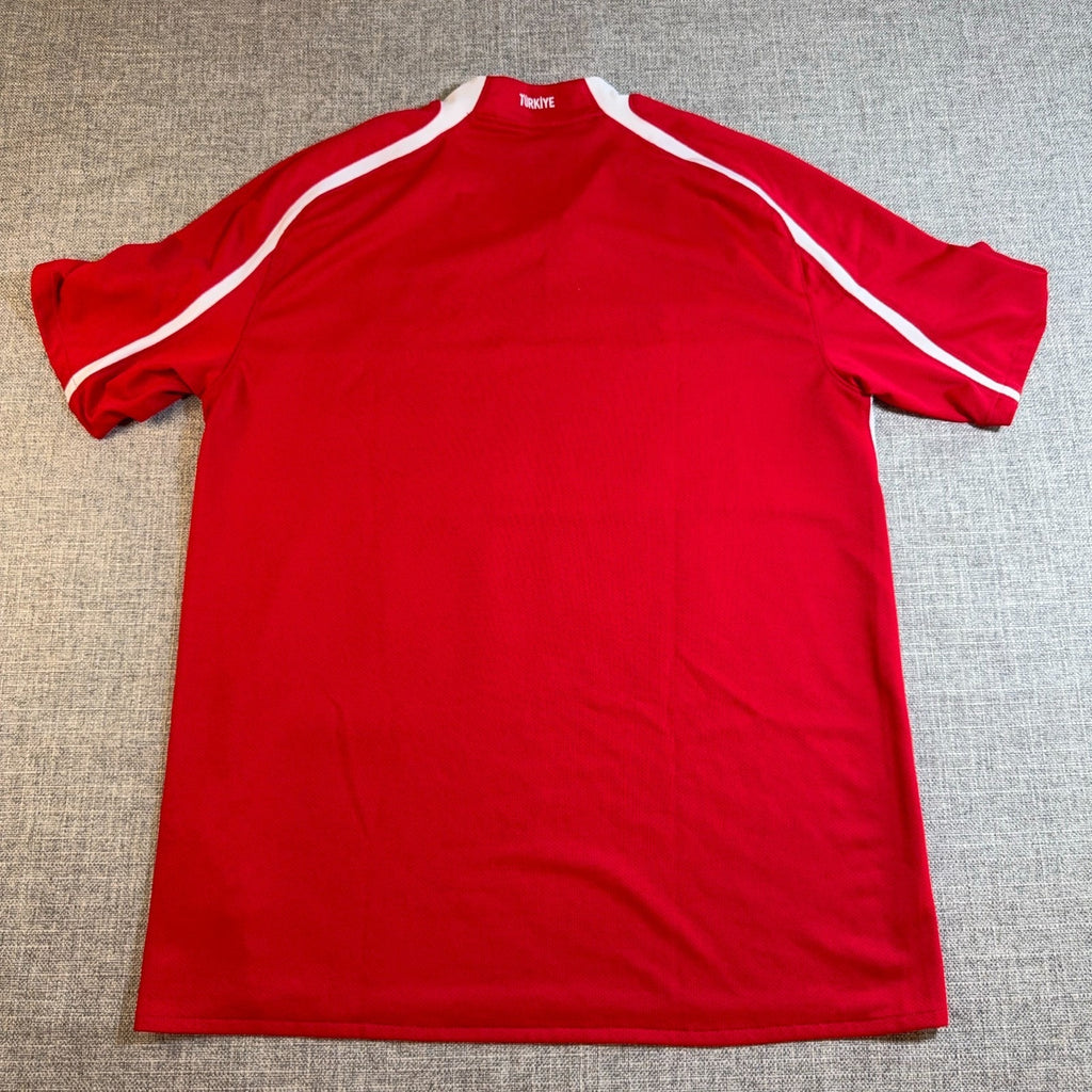 Nike Turkey Türkiye 2008 Soccer Jersey Men’s Medium Red National Team NikeFIT