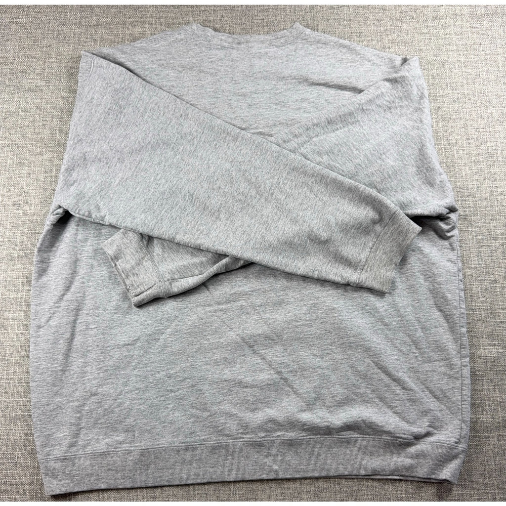 Vintage Old Navy Trademark Sweatshirt Mens XL Gray Crewneck Spellout Distressed