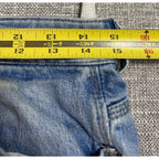 Zara Mens Jeans 31 Light Wash Slim Straight Cropped Ankle Denim 26.5 Inseam