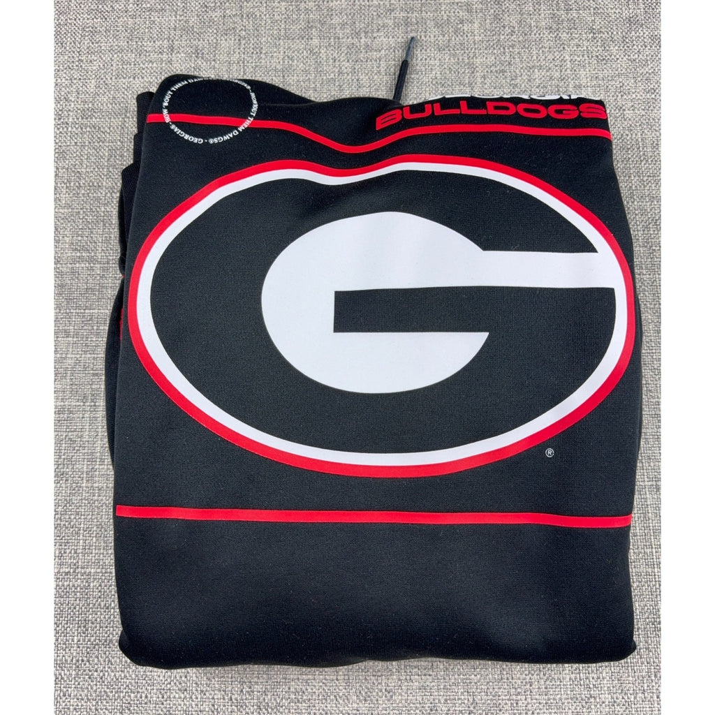 Nike Georgia Bulldogs Dri-FIT On Field Hoodie Men S Black Red UGA NCAA Football