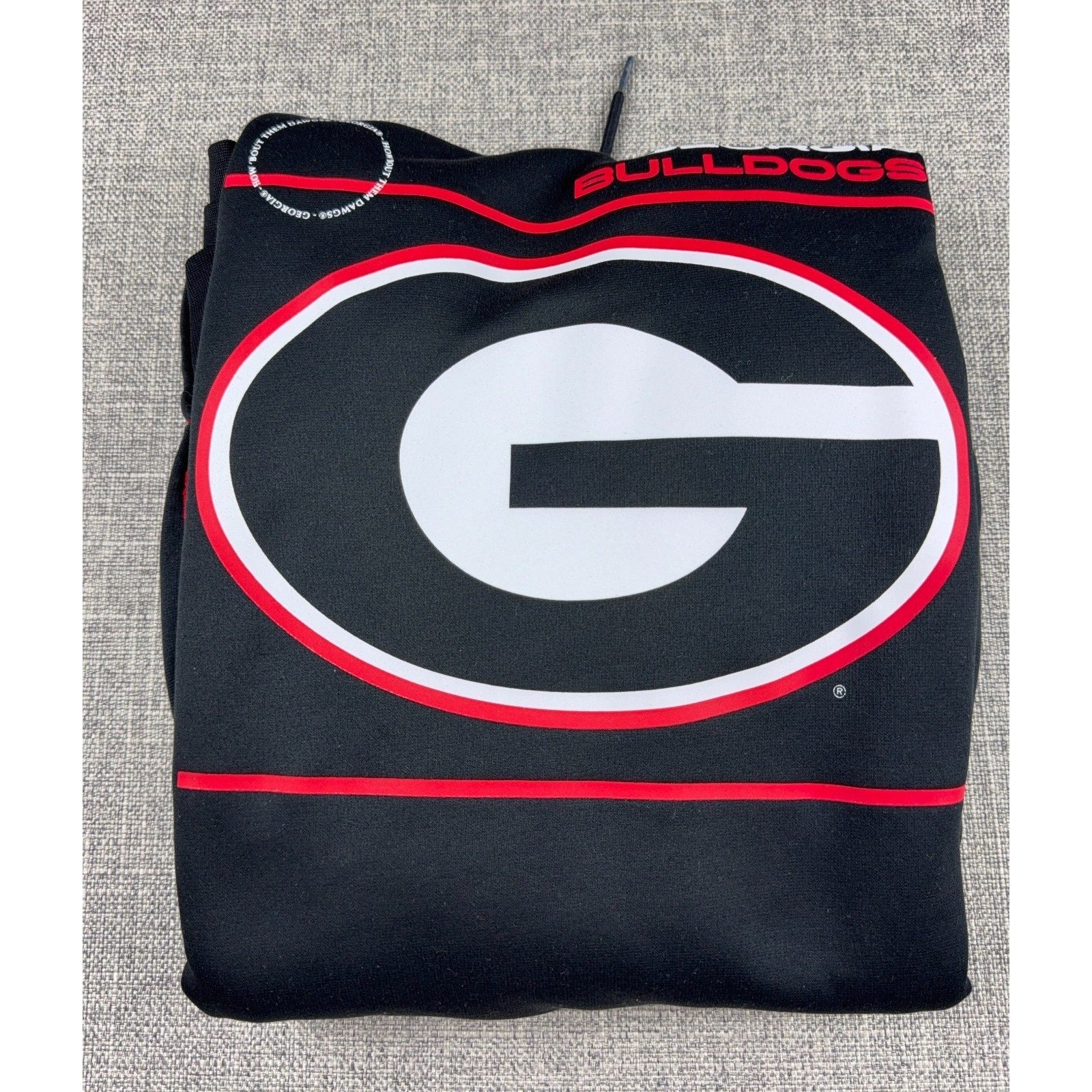Nike Georgia Bulldogs Dri-FIT On Field Hoodie Men S Black Red UGA NCAA Football