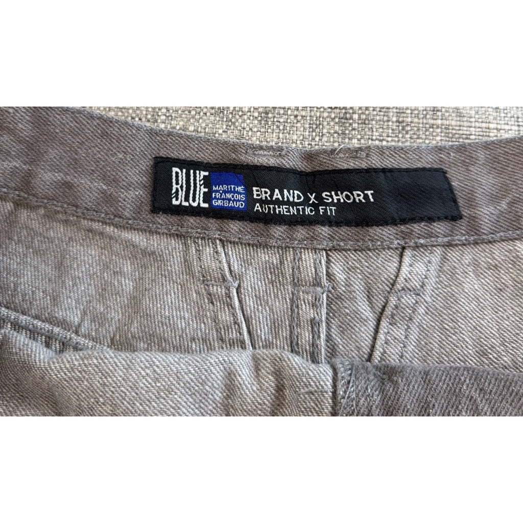Marithe Francois Girbaud Brand X Shorts 39 Waist Gray Baggy Y2K Jorts