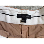 Ann Taylor Pants Womens 8 Blush Pink Pleated Wide Leg High Rise Trousers
