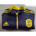 Adidas Nashville SC Anthem Jacket Mens Medium Navy Yellow Full Zip Soccer MLS