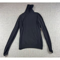 The Limited Turtleneck Sweater Womens Small Black Stretch Ribbed Long Sleeve