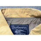 Vintage Burberrys Jacket Mens L Yellow Gray Harrington Bomber Made England