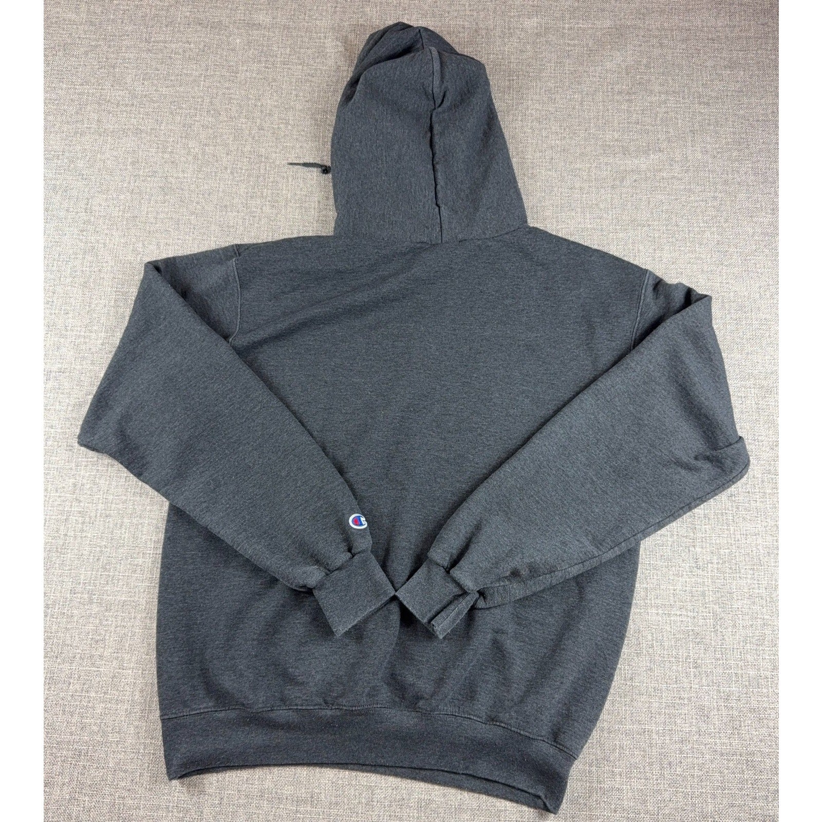 Champion UCO University Central Oklahoma Hoodie Mens M Gray Chenille Logo Pullov