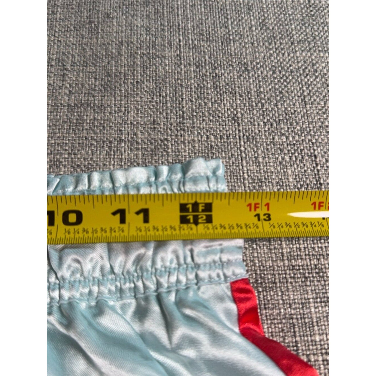 MERSEA Satin Lounge Pants XS Aqua Blue Red Stripe  Price: