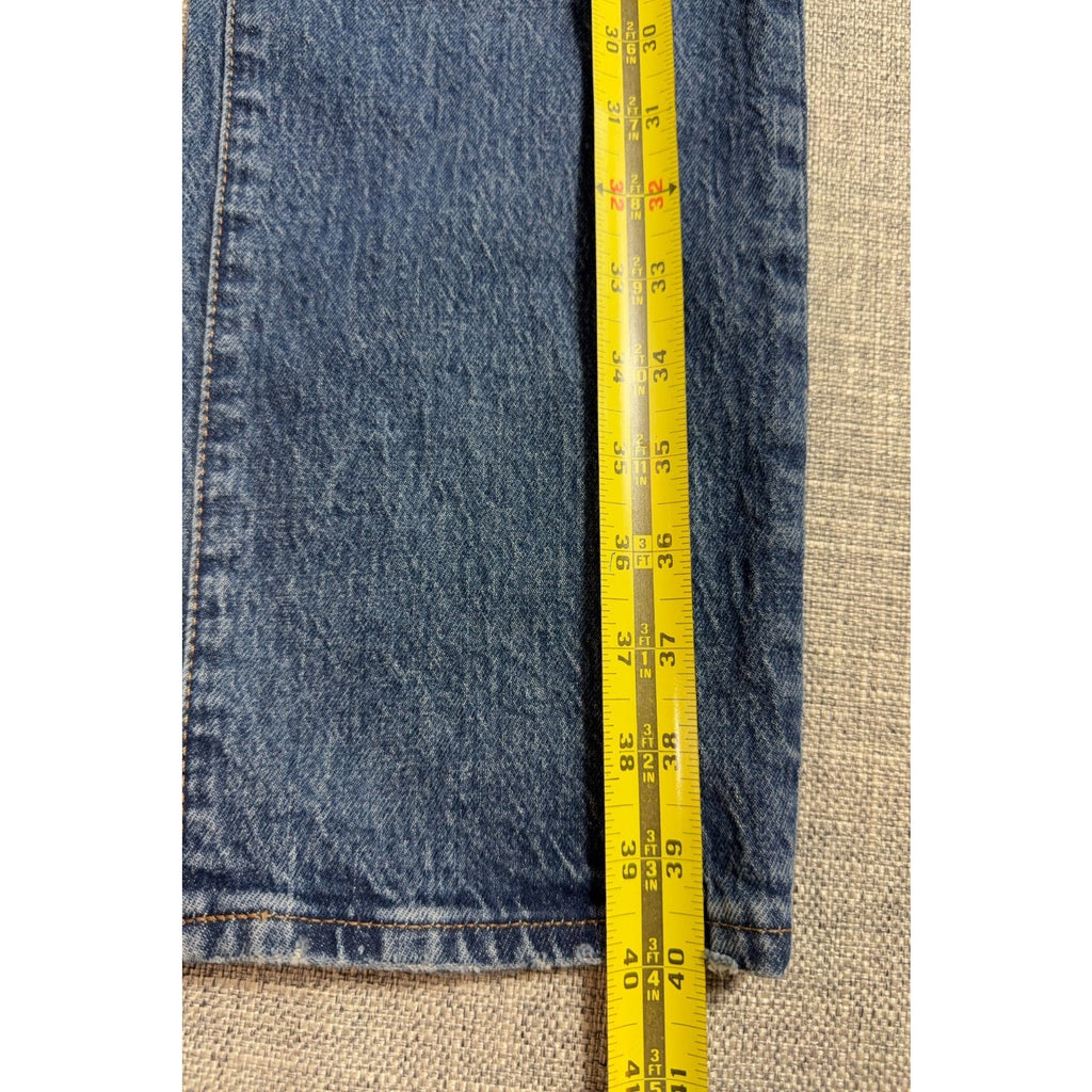 Madewell Classic Straight Jeans Womens 26T Blue High Rise 27 Inseam