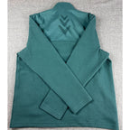 Callaway Golf Pullover Men L Green Textured 1/4 Zip Stretch UPF NWT $90