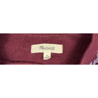 Madewell Womens M Oversized Abstract Animal Print Crewneck Sweatshirt Cotton