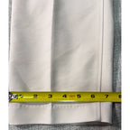 Crosby Womens Size 12 Ivory Cropped Dress Pants Slim Straight Career 23.5"