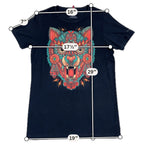 Ay Guey Jaguar Graphic T Shirt Mens S Black Mexican Art Stretch Tee