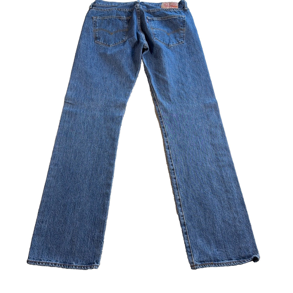 Levi’s 501 Jeans Mens 33x34 Tag 33x31 Actual Made in Mexico Button Fly Denim