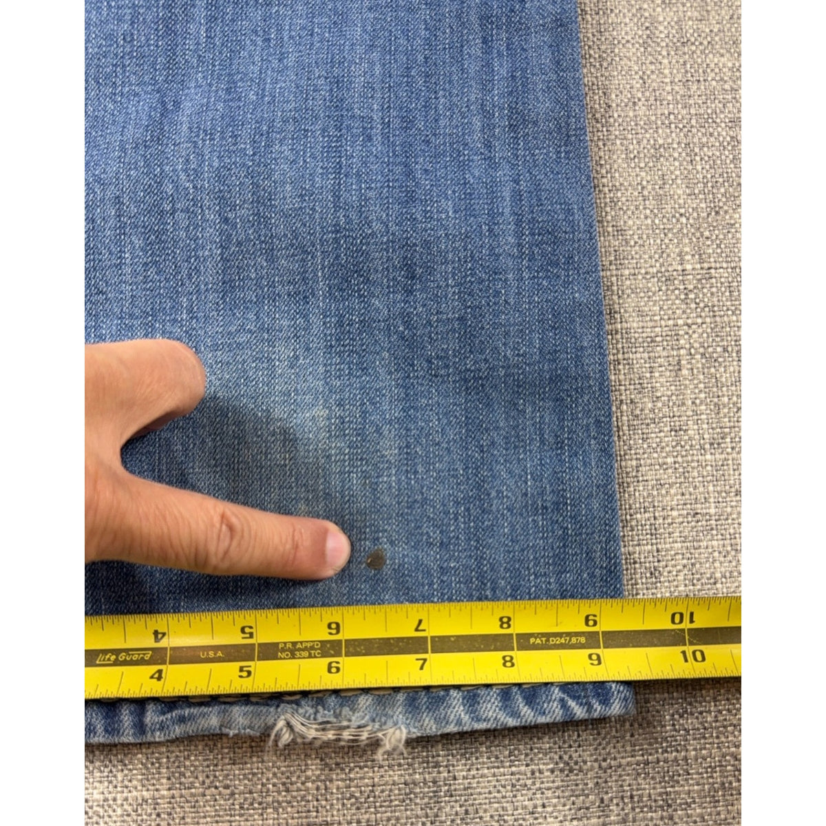 Rock 47 Wrangler Jeans Mens 30x34 Bootcut Y2K Western Thick Stitch Distressed