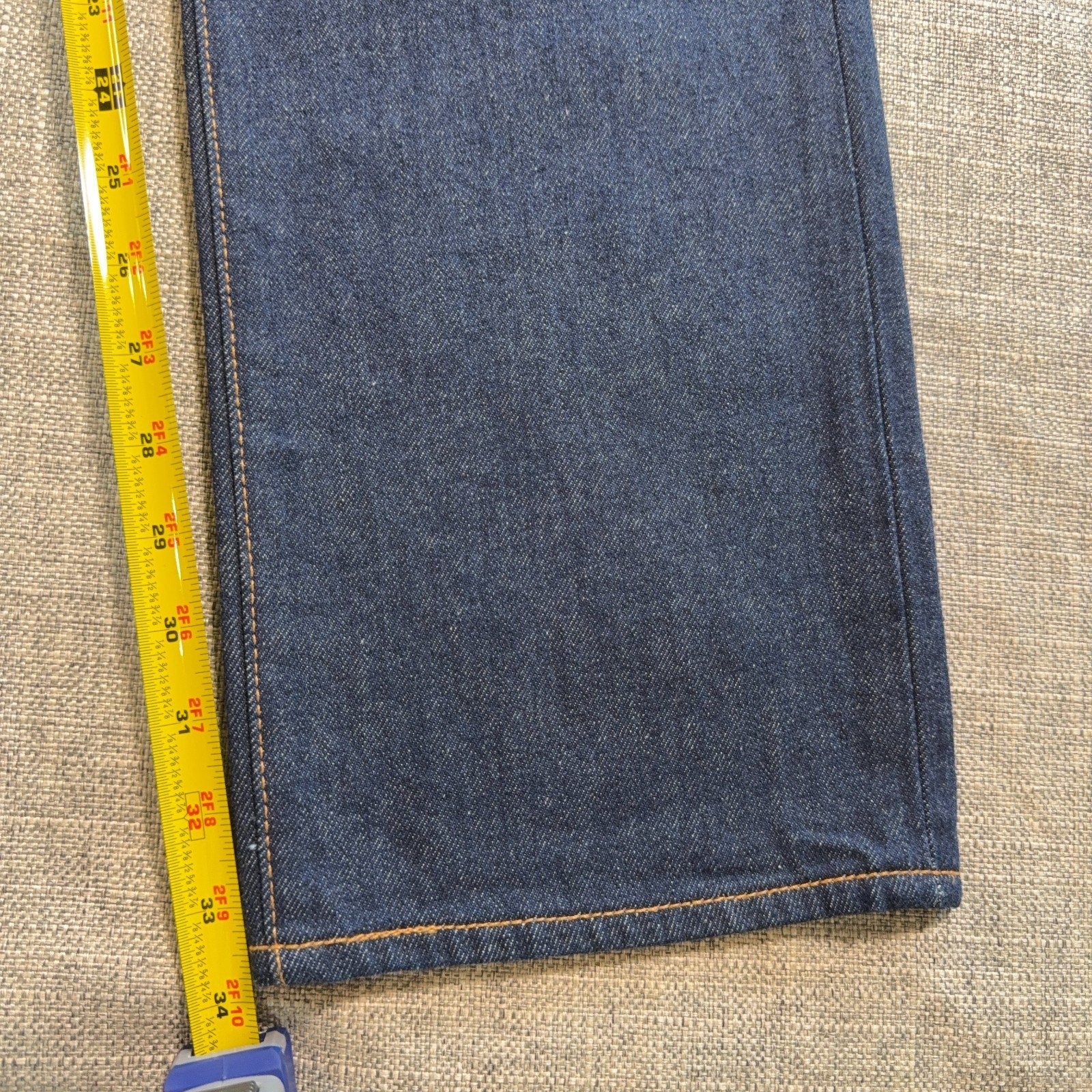 Levi’s 501 Original Fit Stretch Jeans Mens 33x34 NWT Dark Wash Button Fly Straig