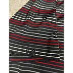 Ohio State Buckeyes Cutter & Buck DryTec Polo Men's XXL Black Striped NCAA