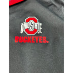 Colosseum Ohio State Buckeyes Quarter Zip Pullover Men's XL Black Red OSU
