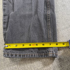Levis Skateboarding Super Baggy Jeans Mens 30x34 Gray Black Y2K Skater A4298