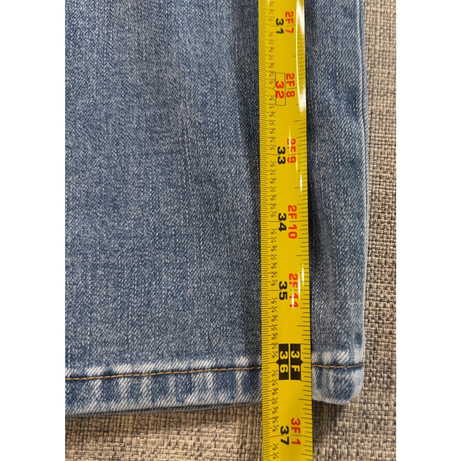 Soft Surroundings Womens Petite Medium Jeans Straight Leg 32 Waist 25.5 Inseam