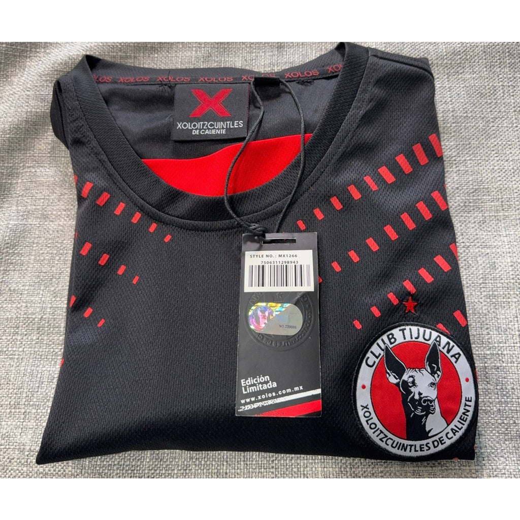 Club Tijuana Xolos Jersey XXL Black Red Limited Edition Liga MX NWT