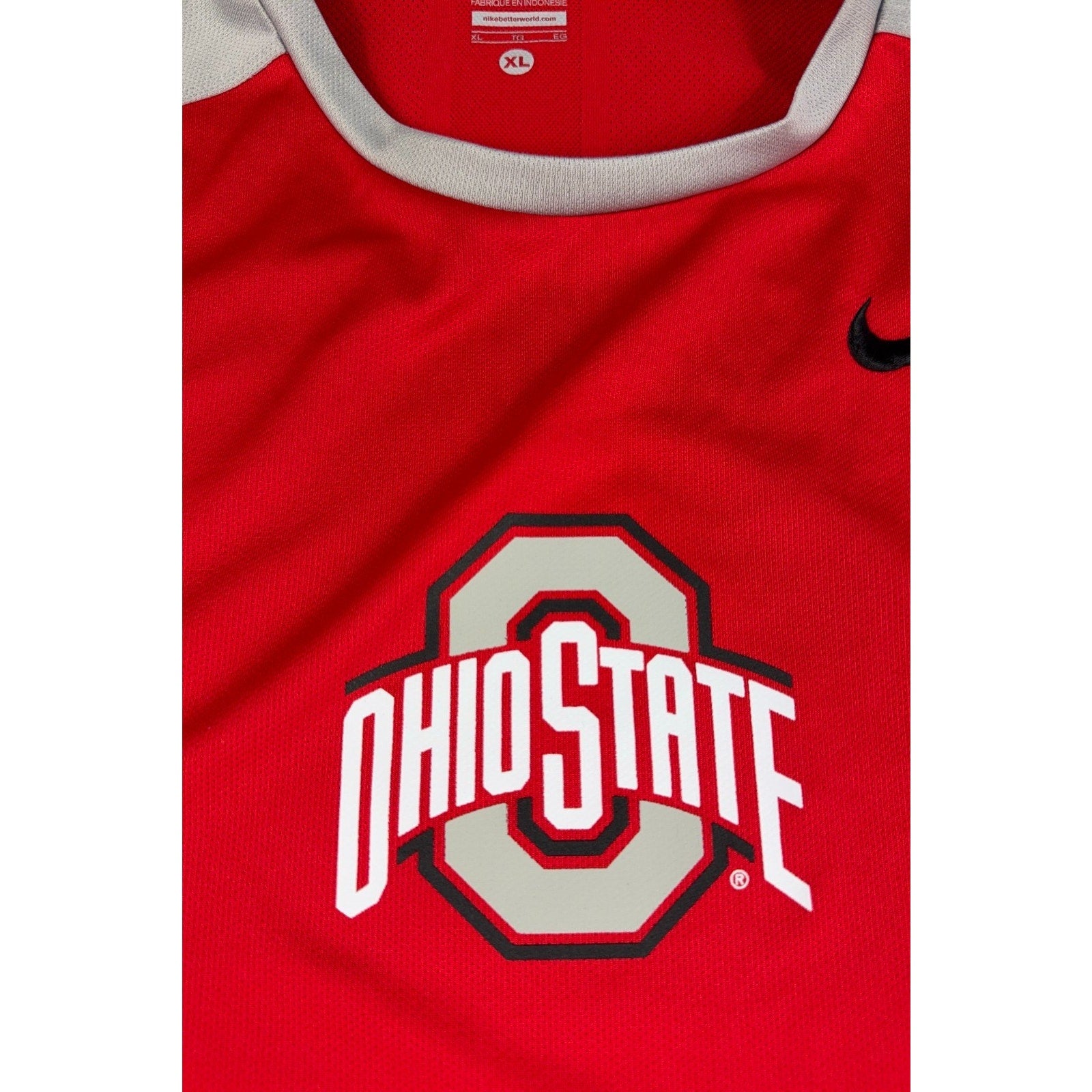 Nike Elite Ohio State Buckeyes Dri-FIT Long Sleeve Performance Shirt XL
