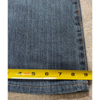 Seven7 Premium Jeans Womens 31 Tall Bootcut Y2K 37.5 Inseam Embroidered
