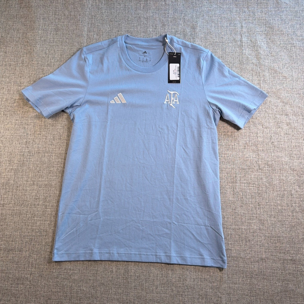 Adidas Argentina AFA DNA T Shirt Mens Small NWT Blue Soccer Football National