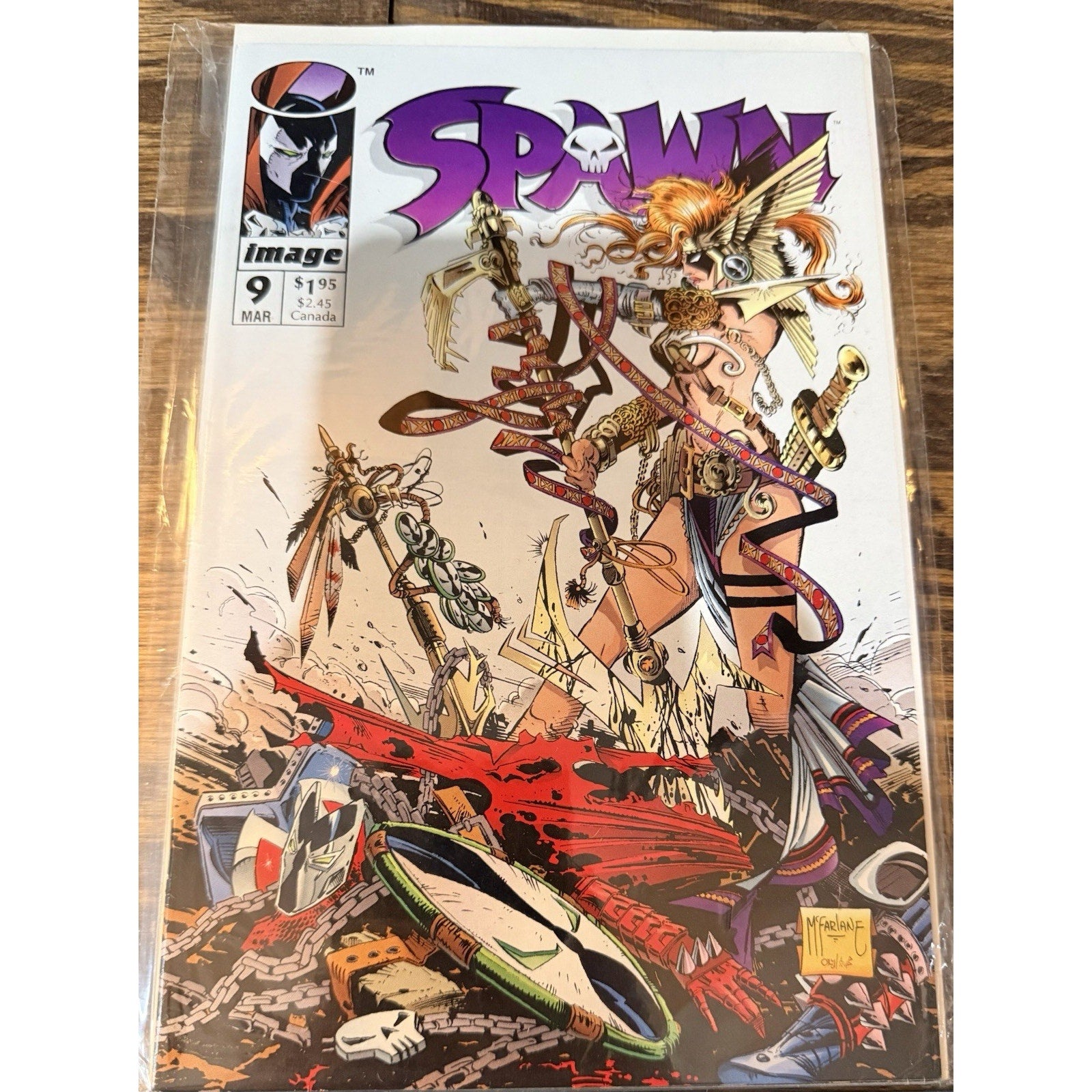 90s Comic Lot Spectre #0 Spawn #9 Angela #1 & #3 Vampirella Zero Foil Covers NM