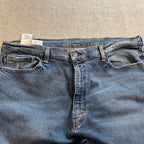 Levi’s 505 Jeans Mens 42x30 Blue Relaxed Straight Denim WaterLess Big Tall