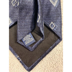 Vintage Mens Silk Tie Lot Calvin Klein Jones New York Don Loper Blue Geometric