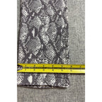 Urban Outfitters Snake Print Pants Womens S Gray White Pull On Cropped 25.5